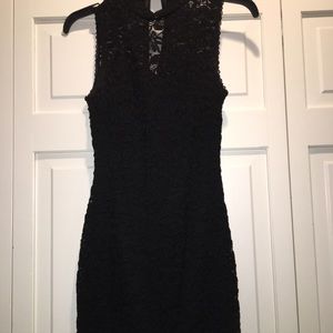 black cocktail dress